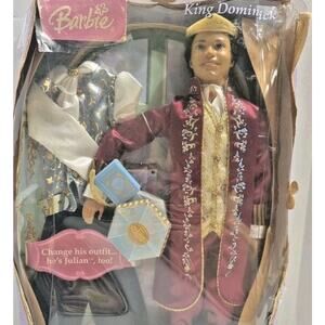 Barbie African American King Dominick as Princess and the Pauper 2004 Doll READ